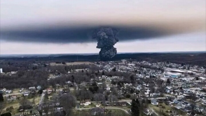 انفجار ضخم مُشتبَه به في ولاية أوهايو الأمريكية