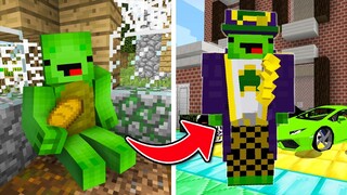 The POOR to RICH Story In Minecraft!