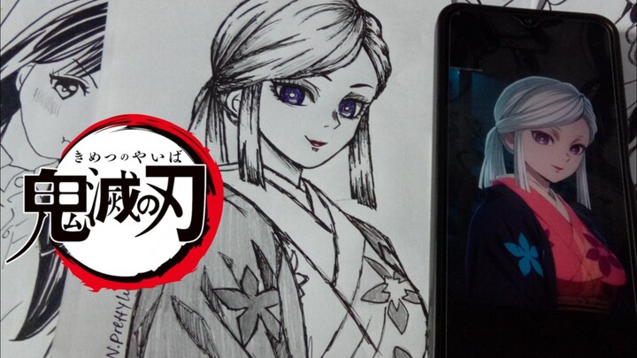 Amane Ubuyashiki (speed drawing)