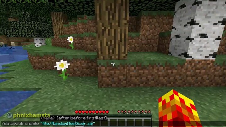 minecraft with random items