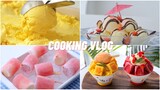 VIETSUB | 10 loại KEM TRÁI CÂY dễ làm -  Lẩu kem, Kem ít calo, Bingsu, Kem sầu riêng, Kem thanh mai