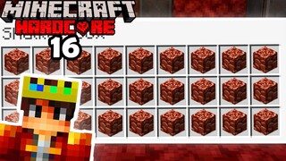 INSANE NETHERITE MINING METHOD in Minecraft Hardcore!