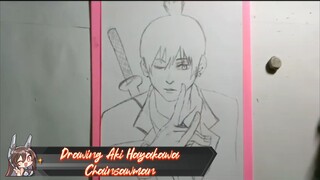 Drawing Aki Hayakawa_From Anime Chainsawman PART 1...!!