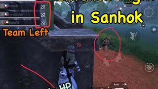 [PUBG MOBILE] Intense fight in Sanhok then my Squad left | Squad to Solo