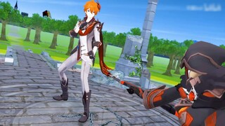 [Genshin Impact MMD] Ketika Tuan Muda mempelajari Kung Fu Liyue, si pengurus hutang??