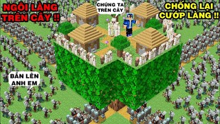 Mình Đã Chống Lại Kẻ Cướp Làng | Bằng Cách Trang Bị Cho Dân Làng Vũ Khí | TRONG MINECRAFT PE..!!