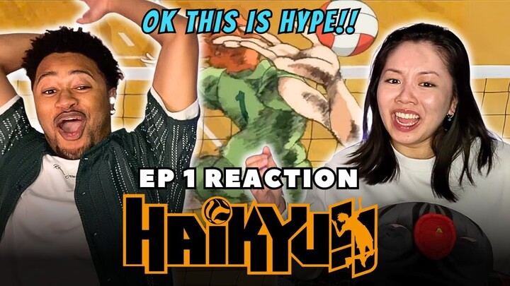 FINALLY WATCHING A SPORTS ANIME! 🏐 | *Haikyuu!!* Ep 1 (FIRST TIME REACTION)