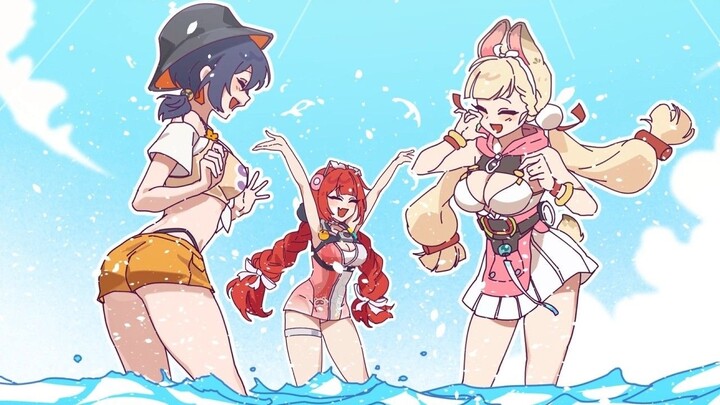 "Whose swimsuit was stolen?"