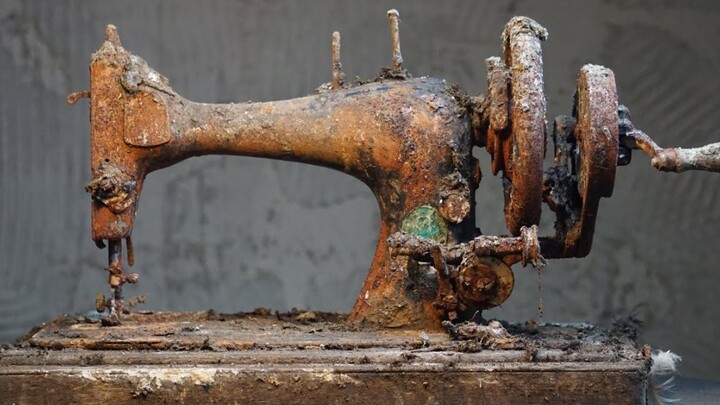 ซ่อมแซมจักรเย็บผ้าปี 1894 กระบวนการสุดผ่อนคลาย