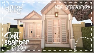 No Gamepass Soft Affordable Starter House Speedbuild and Tour - iTapixca Builds