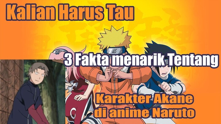 Kalian Harus Tau 3 Fakta Menarik Tentang Karakter Akane di Anime Naruto