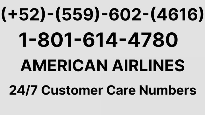 Número de Teléfono de Atención al Cliente de ->> AMERICAN® Airlines– Guía Completa Paso a Paso 2025