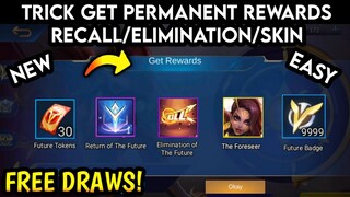 FREE DRAWS! GET MORE TOKENS + RECALL/ELIMINATION/HERO SKIN ESMERALDA THE FORESEER EVENT - MLBB