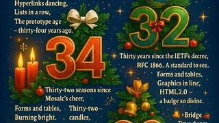 HTML Anniversary Carol (Christmas 2025/Black Friday Remix)