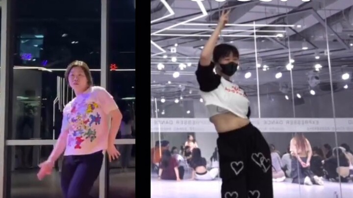 Dance comparison series of 40-year-old mothers | "Loco" comparison after two years... I want to tell