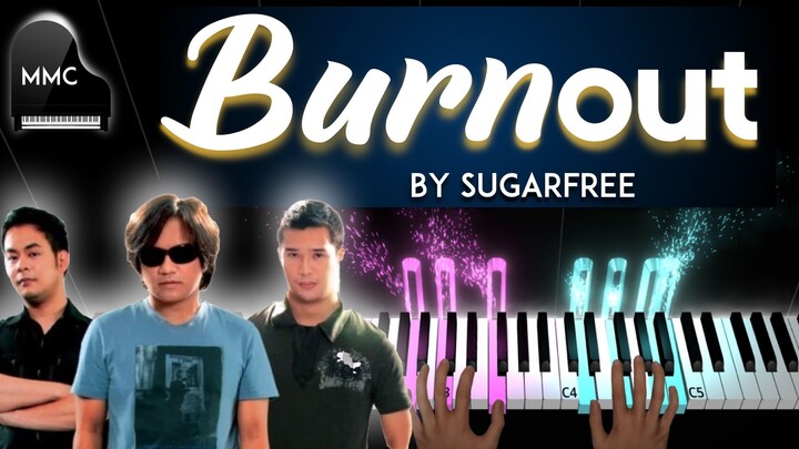 Burnout by Sugarfree piano cover/tutorial + sheet music + lyrics