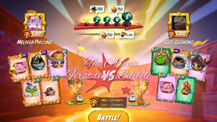 Angry Birds 2: The Arena (My first time Bilibili)