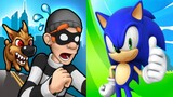Robbery Bob vs Sonic Dash Gameplay Android,ios Part 1