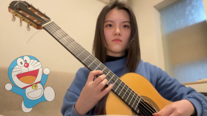 Doraemon theme song classical guitar