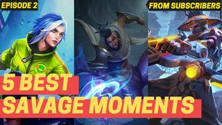 MOBILE LEGENDS BEST SAVAGE MOMENTS 2021 [EPISODE 2]