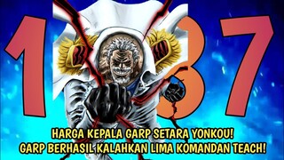 FULL OP 1087! GILA! BOUNTY GARP SETARA YONKOU! TINJU HAKI RAJA GARP BERHASIL RATAKAN KOMANDAN TEACH!