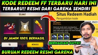 KODE REDEEM FREE FIRE TERBARU 29 MARET 2023 HARI INI