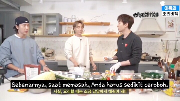 Leeteuk's Secret Recipe Ramyon With D&E ( SUB INDO )