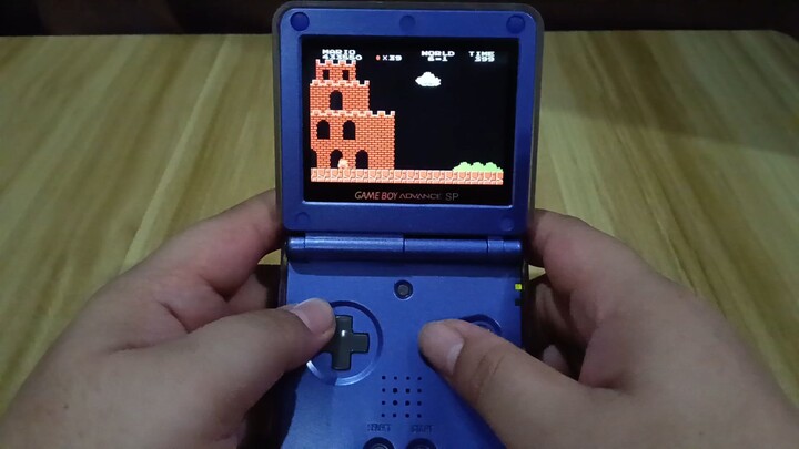 Super Mario Bros. on Gameboy Advance SP: World 6-1