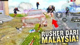 GA MASUK AKAL! RUSHER DARI MALAYSIA INI TERNYATA JAGO! AKU DIKROYOK! - PUBG MOBILE