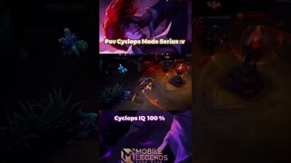 Cyclops IQ 999% #mlbbindonesia  #mlbb #mlbbtiktok #mlbbtrending #shorts #mobilelegends