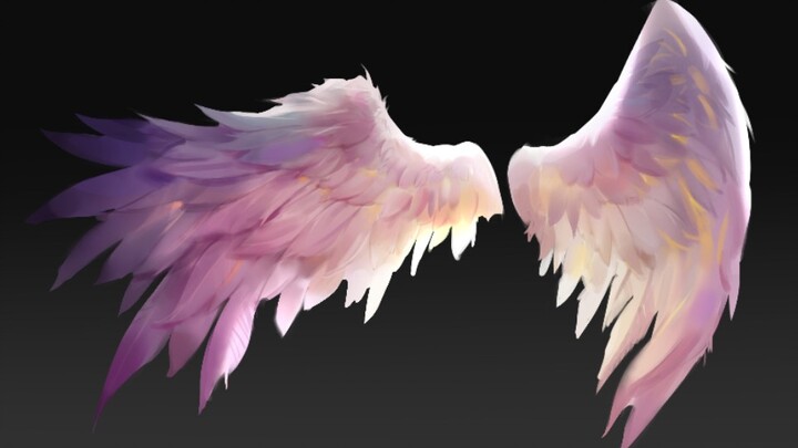 【Digital Illustration】Is Impasto Difficult? Learn to Do Wings Easily!