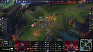 Highlights KT vs T1 - Ván 3 _ LCK Mùa Hè 2022 _ Tuần 1 Ngày 5