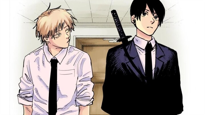 [Color] Chainsaw Man 1-5 Comic Highlights Quick Reading