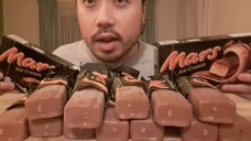 ASMR MARS CHOCOLATE ICE CREAM 🍫🍨🧊 - EATING SOUNDS cream