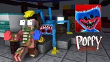 Monster School: Poppy Playtime (Huggy Wuggy) - Minecraft animation
