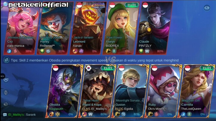 GAMEPLAY OBSIDIA MOBILE LEGEND BANG BANG