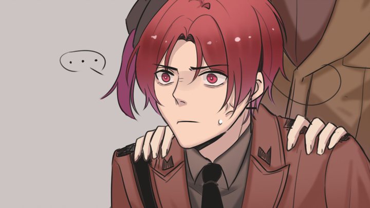 Painting anime story of Rovino & Luciano trapped in an elevator