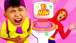 💩 The Poo Poo Song 💩 + More | Nursery Rhymes & Kids Songs | Dominoki