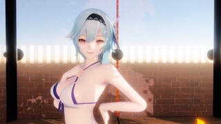 [Genshin Impact MMD] Yula~Apakah traveler sudah siap dengan batu kasarku? Aku menyimpan dendam