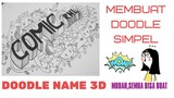 Gambar DOODLE NAME 3D | COMIC RHL