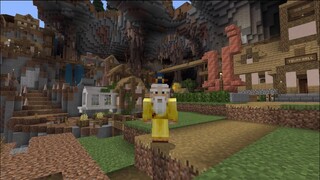 Minecraft / The Massive Village Restoration | Caves And Cliffs Explorers By Spark Universe Part 2