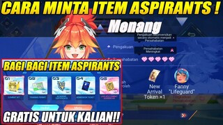 CARA CEPAT MENDAPATKAN SKIN GRATIS FANNY SPECIAL DAN BEATRIX ELITE  DI EVENT WEB THE ASPIRANTS