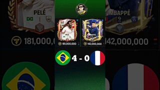 BRAZIL VS FRANCE IN FC MOBILE 24 #fcmobile #fifa  #football #fc24 #fcmobile24 #fifa