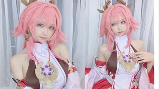 Đời sống|Cosplay Yae Miko, ai từ chối được tiểu hồ ly dễ thương chứ