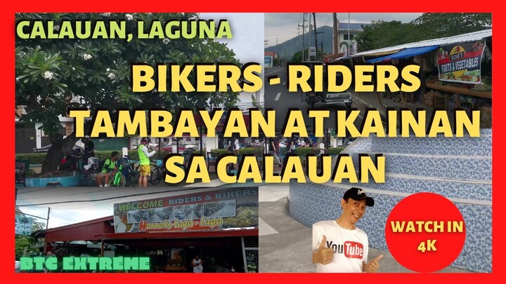 BIKERS - RIDERS TAMBAYAN at KAINAN sa Calauan | Best Places in Laguna