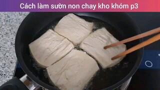 Cách làm sườn non chay kho khóm p3