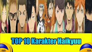 TOP 10 KARAKTER HAIKYUU