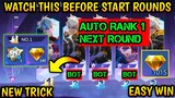 NEW EASY TRICK! ALWAYS RANK 1 IN THE NEXT ROUNDS | GET MAX PROMO DIAMOND 515 EVENT 2022 - MLBB
