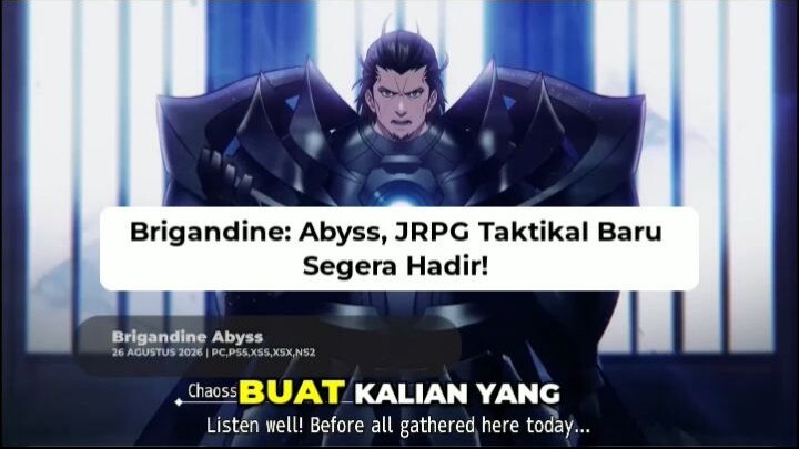 Brigandine Abyss Taktikal JRPG Baru Agustus 2024!
