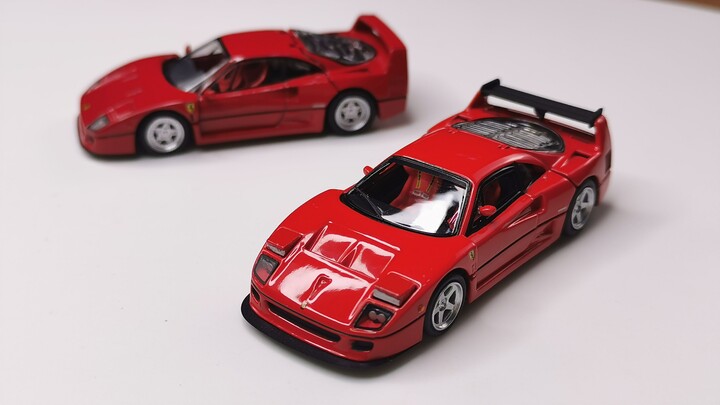 Small car No. 96 PGM Ferrari F40 LM Alloy Fully Open 1:64 Ferrari
